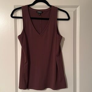 Express Purple V-Neck Tank Top Women’s Size XS Sleeveless Blouse